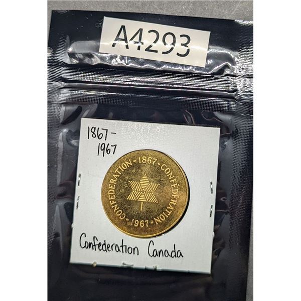 1867-1967 Confederation Canada Coin (A4293)