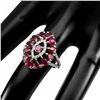 Image 3 : Natural  Stunning Red Ruby Ring