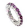 Image 1 : Natural Unheated Oval Rhodolite Garnet Ring