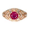 Image 1 : Natural Stunning Red Ruby Ring