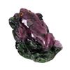 Image 3 : Natural Ruby/Sapphire Hand Carved Frog