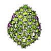 Image 1 : Natural Chrome Diopside & Rhodolite Garnet Ring
