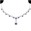 Image 1 : Natural Stunning London Blue Topaz Necklace