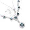 Image 3 : Natural Stunning London Blue Topaz Necklace