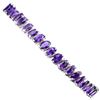 Image 2 : Natural Brazil Purple Amethyst Bracelet
