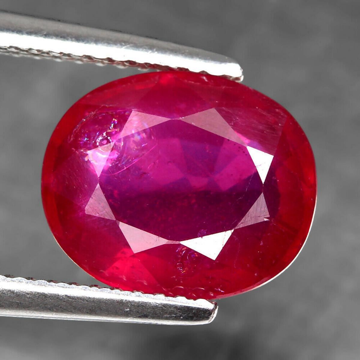 Natural Stunning Red Pink Ruby