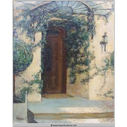 Hollywood Celebrities' Doorways Series {Basil Rathbone} by Eulabee Dix