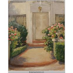Hollywood Celebrities' Doorways Series {Claudette Colbert} by Eulabee Dix
