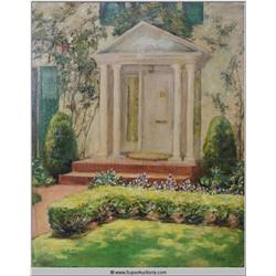Hollywood Celebrities' Doorways Series {Joan Fontaine & Brian Aherne} by Eulabee Dix