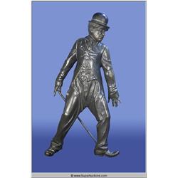 Bronze Statue of Charlie Chaplin "The Little Tramp"