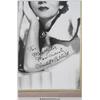 Image 3 : Framed Photograph with Autograph {Claudette Colbert}