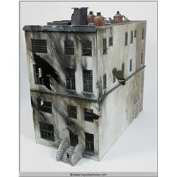 Miniature Model of Burning Building {Reign of Fire}