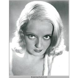 Bette Davis Photograph and Original Signature