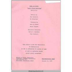 Mork and Mindy Script "Mork's Mixed Emotions"
