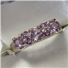 Image 2 : SILVER AMETHYST RING