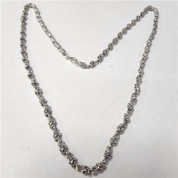 SILVER 37.15G NECKLACE (~LENGTH 22"INCHES)