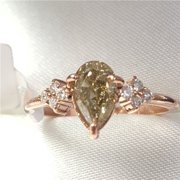 10K ROSE GOLD DIAMOND (1.05CT,SI1,YELLOWISH