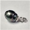 Image 2 : SILVER TAHITIAN PEARL PENDANT