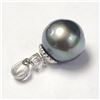 Image 2 : SILVER TAHITIAN PEARL PENDANT