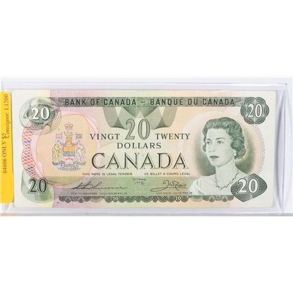 1979 $20 CRISP COLORFUL NOTE 56816004606