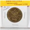 Image 2 : 2002 JOE SAKIE COCA COLA OLYMPIC MEDALLION