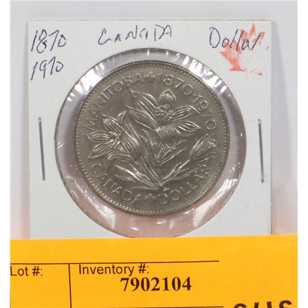 1870-1970 MB NICKEL DOLLAR UNCIRCULATED