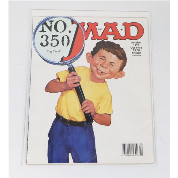 MAD MAGAZINE#350(FEAT. ALFIE WITH MAGNIFYING GLASS