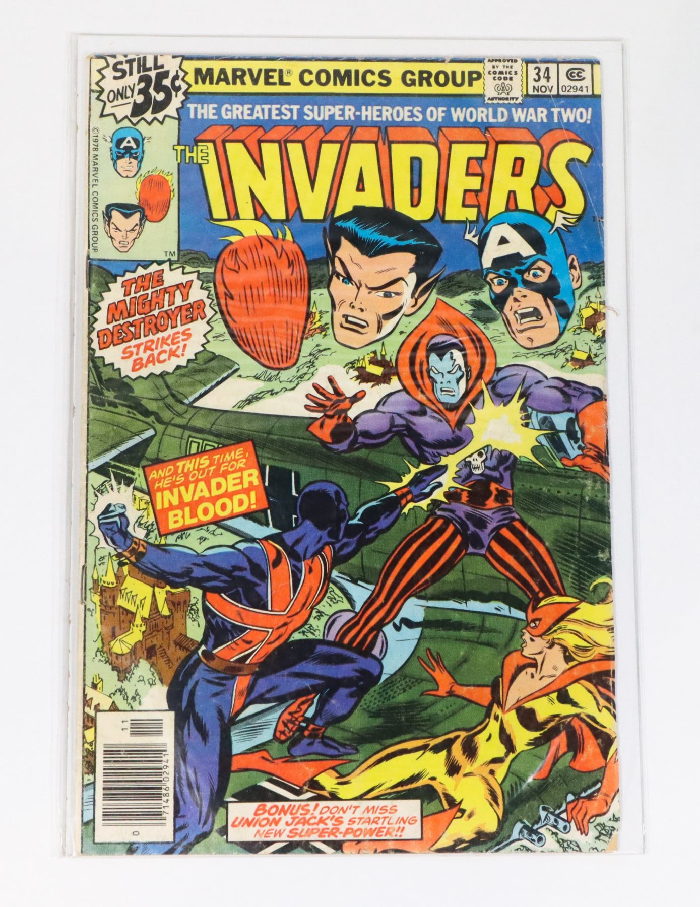 MARVEL THE INVADERS #34 (VOL 1) (1979)
