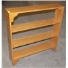Image 1 : WOOD BOOKCASE (36"W X 7.5"D X 36" TALL)