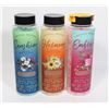 Image 1 : THREE NEW ASSORTED SCENT BATH SALTS