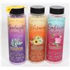 Image 1 : THREE NEW ASSORTED SCENT BATH SALTS