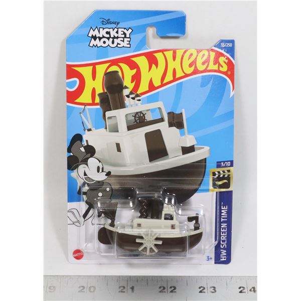 HOTWHEELS DISNEY MICKEY MOUSE STEAMBOAT