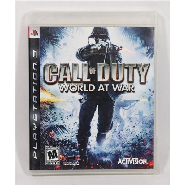 PS3 CALL OF DUTY: WORLD AT WAR