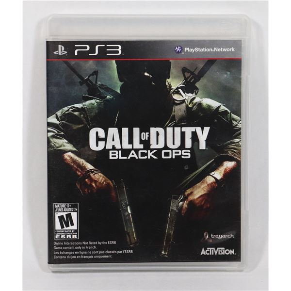 PS3 CALL OF DUTY : BLACK OPS