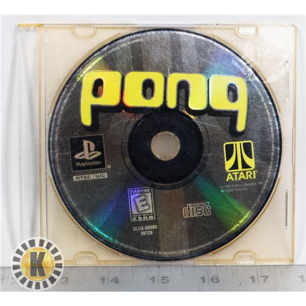 PLAYSTATION ATARI PONG GAME