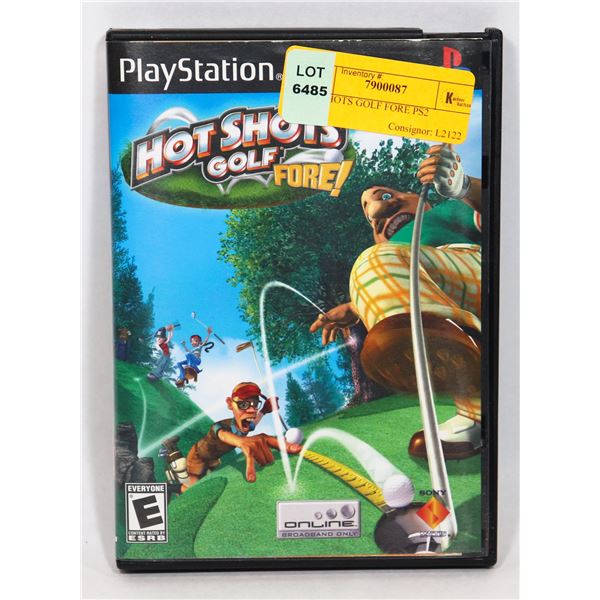 HOTSHOTS GOLF FORE PS2