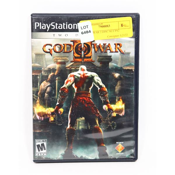 GOD OF WAR 2 DISC SET PS2