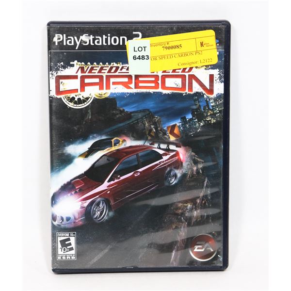 NEED FOR SPEED CARBON PS2