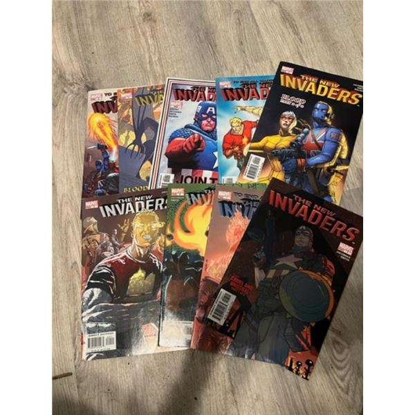 NEW INVADERS 0 THRU 9 (EXCEPT #6) XF (9 COMICS)