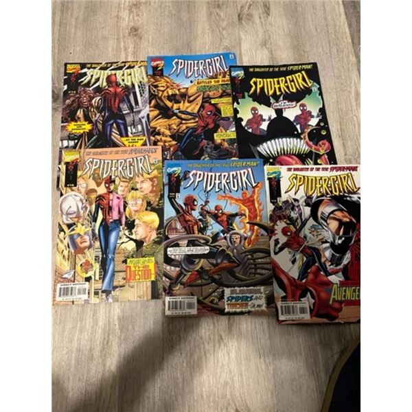 SPIDER GIRL 6 COMICS #'S 4,5,11,13,14,16 F-VF