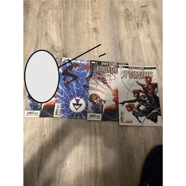 SPIDER-GIRLS #1 2 & 3 (1st PRINT) Spider-man Spider-Geddon Marvel 2018 NM