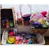 Image 1 : Massive Easter Eggs Basket Supplies Lot
