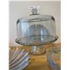 Image 4 : Lidded Cake Stand and Platter Lot