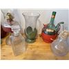 Image 10 : Antique Oil Hurricane Lamp, Vases and Decor