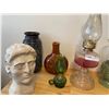 Image 3 : Antique Oil Hurricane Lamp, Vases and Decor