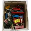 Image 1 : BOX OF VINTAGE TOY TRUCK TRAILERS & MORE
