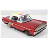 Image 1 : VINTAGE RED TIN WIND UP SEDAN