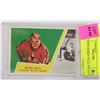 Image 1 : 1963 TOPPS BOBBY HULL HOCKEY CARD