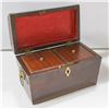 Image 1 : ANTIQUE WOODEN LOCK BOX