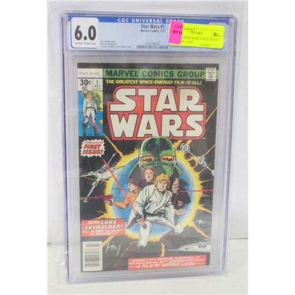 1977 MARVEL STAR WARS COMIC NUMBER 1 CGC